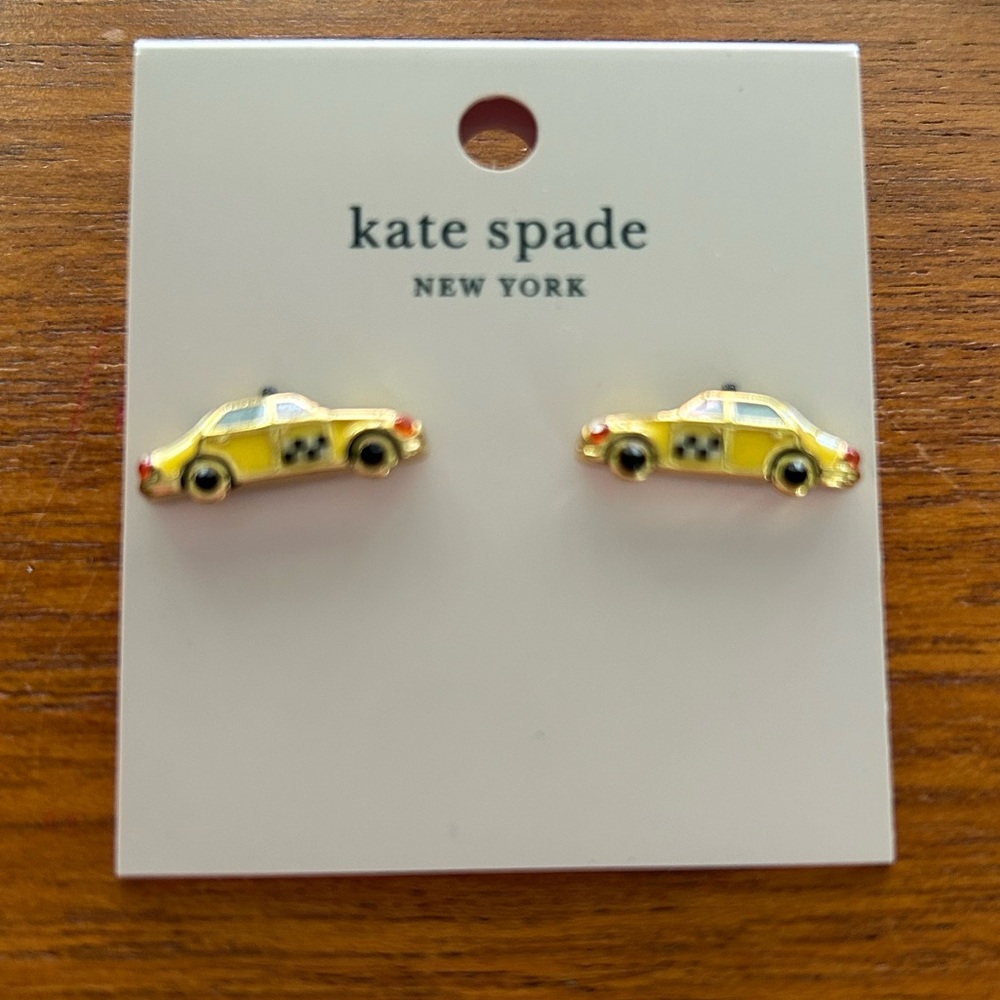 New! Kate Spade Taxi Earrings